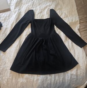 Aerie Black Textured Top